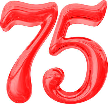 Red Number 75
